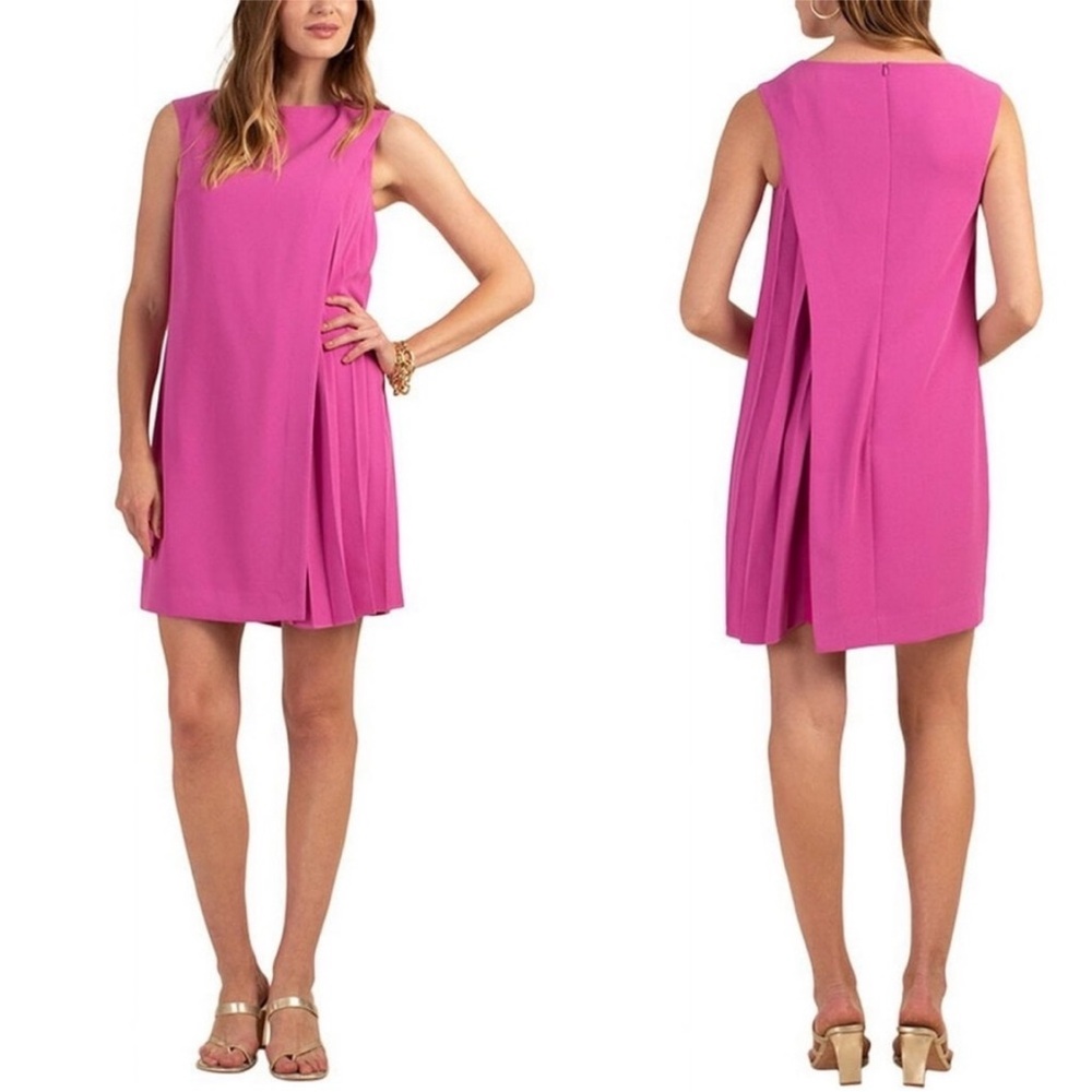 Vibrant Pink Trina Turk Size 4 Sleeveless Dress